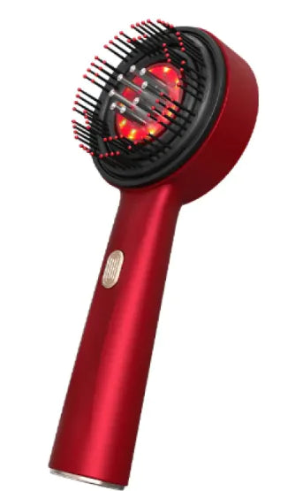 Electric Massage Comb Home Scalp Drain Comb Red Light Anti-slip Hair Care Multi-functional Massage Comb